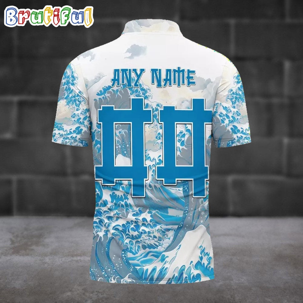 NFL Detroit Lions Football Great Wave Polo Shirt
