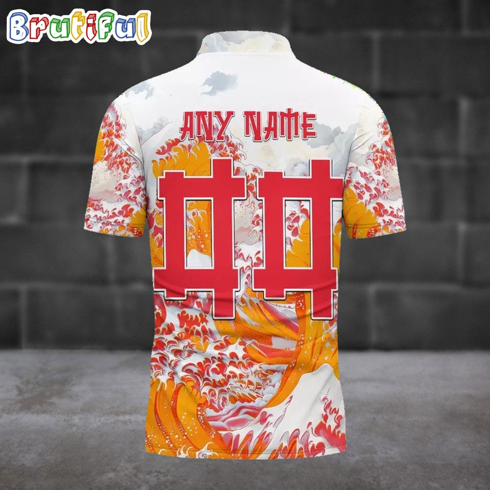 NFL Kansas City Chiefs Football Great Wave Polo Shirt