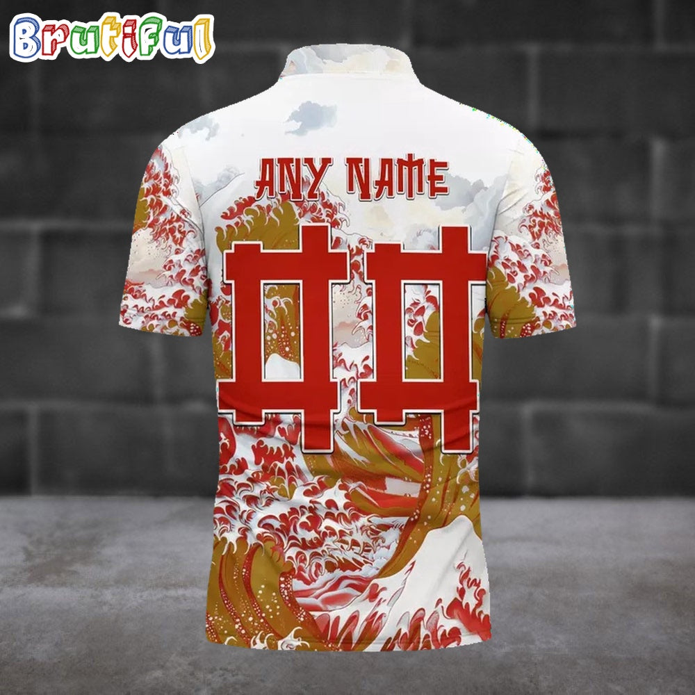 NFL San Francisco 49ers Football Great Wave Polo Shirt
