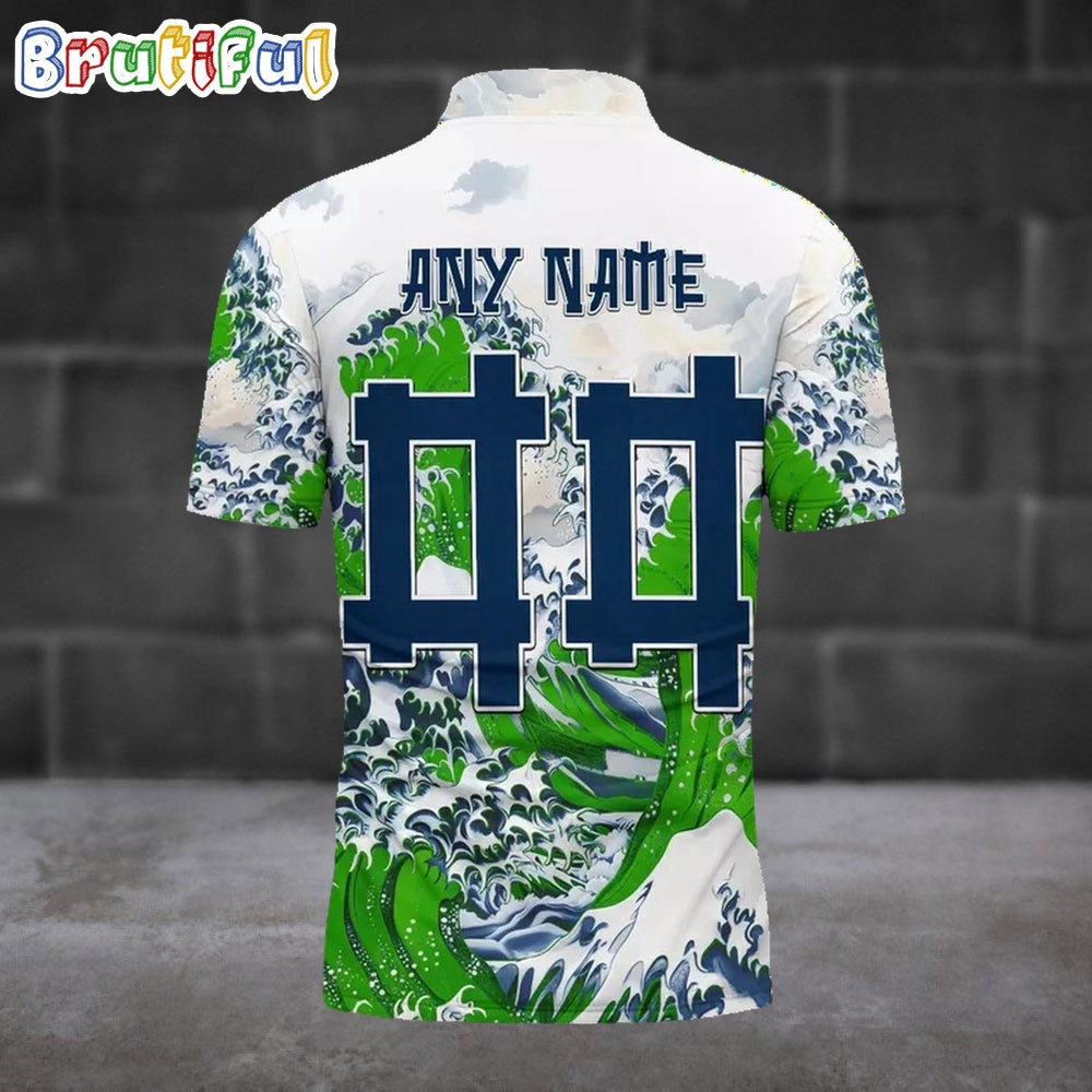 NFL Seattle Seahawks Football Great Wave Polo Shirt