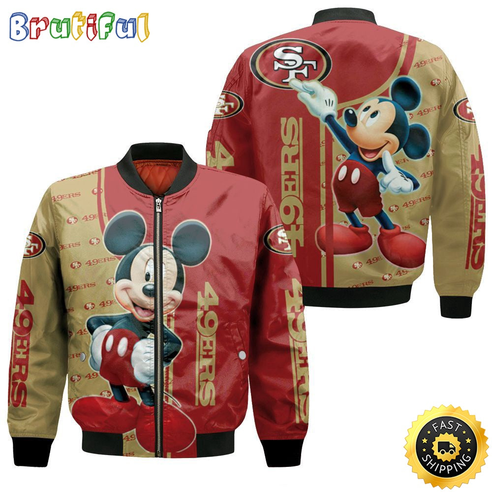 NFL San Francisco 49ers Bomber Jacket Vintage Bomber Looks