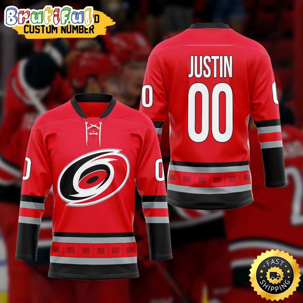 Personalized NHL Carolina Hurricanes Hockey Jersey For Fans Nhl Hockey Jerseys