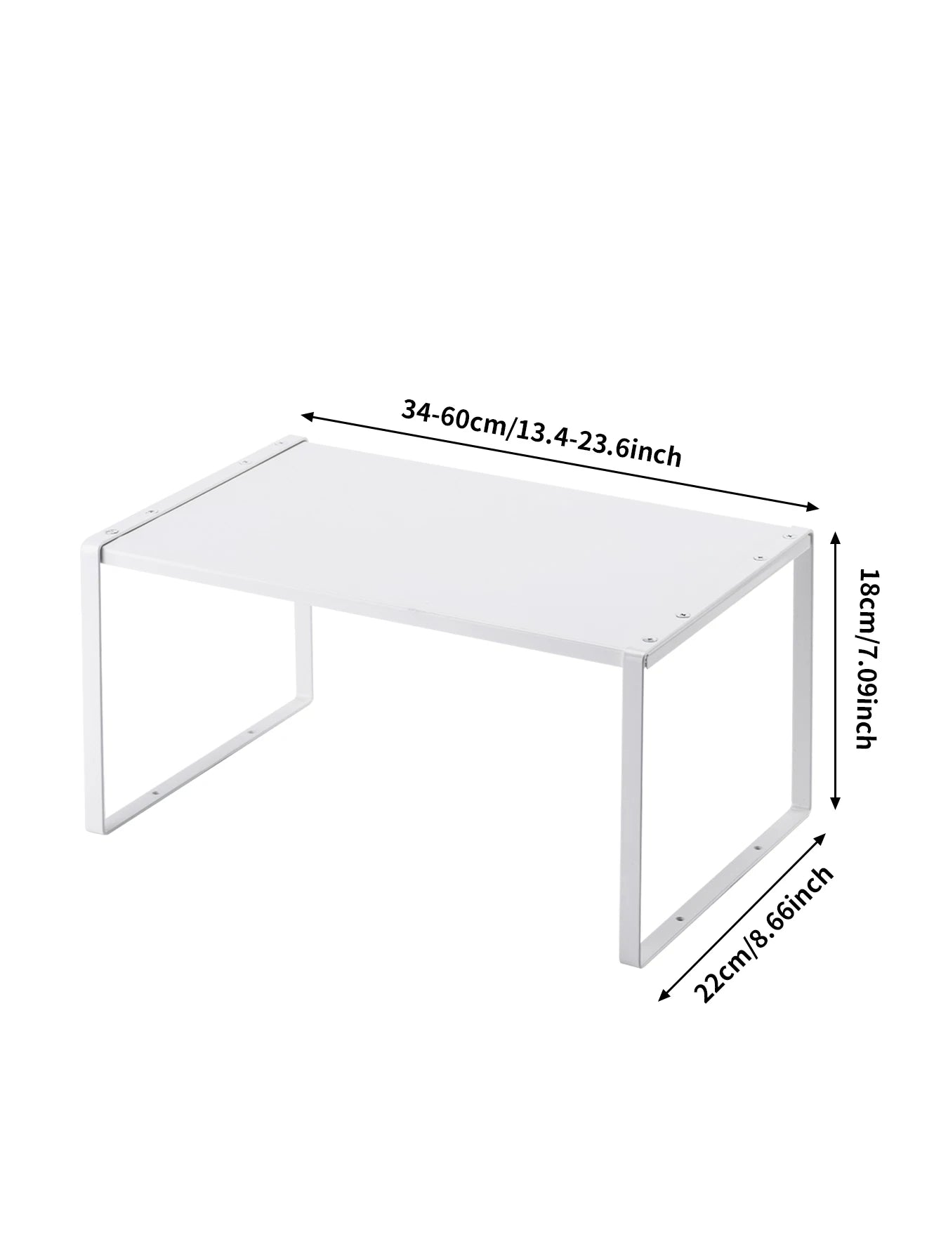 Superimposed telescopic single-layer storage rack Kitchen tabletop cabinet Iron layered seasoning bottle storage rack