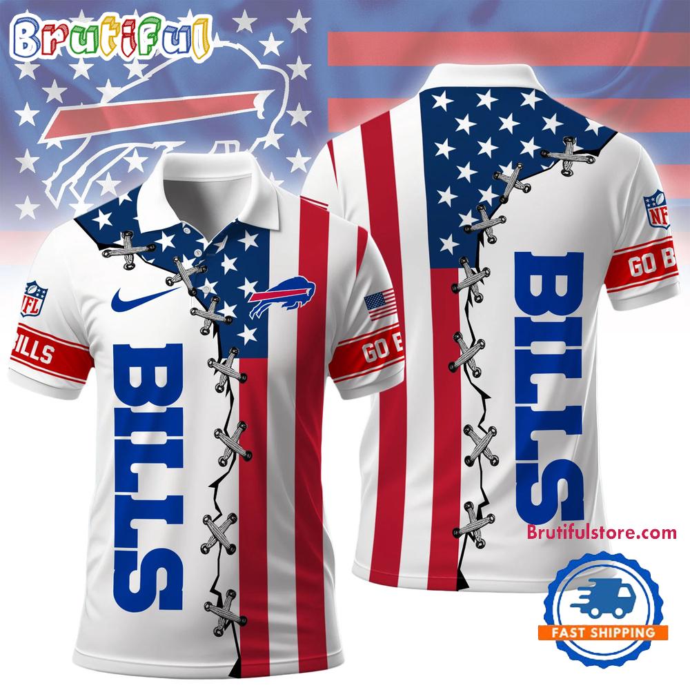 Buffalo Bills NFL Freedom American Polo Shirt
