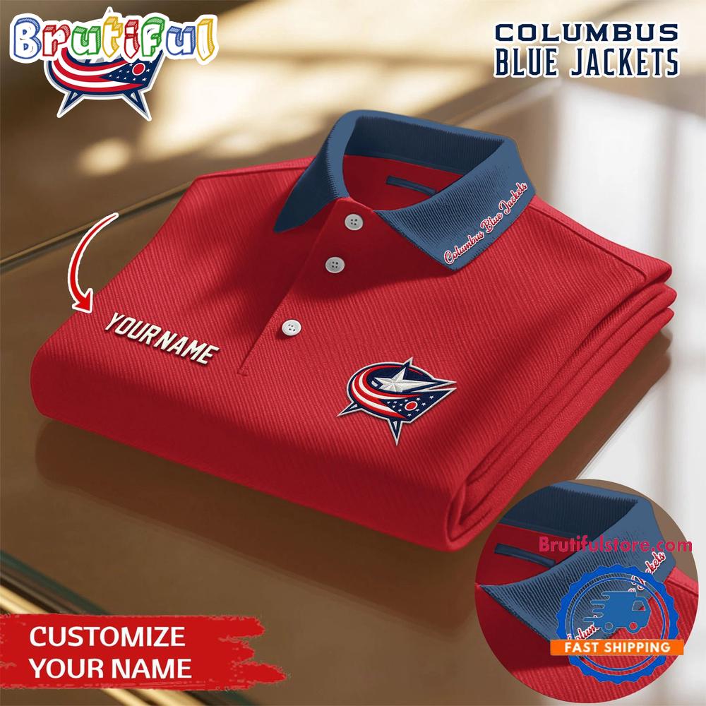 Columbus Blue Jackets 2026 NHL New Design Polo Shirt