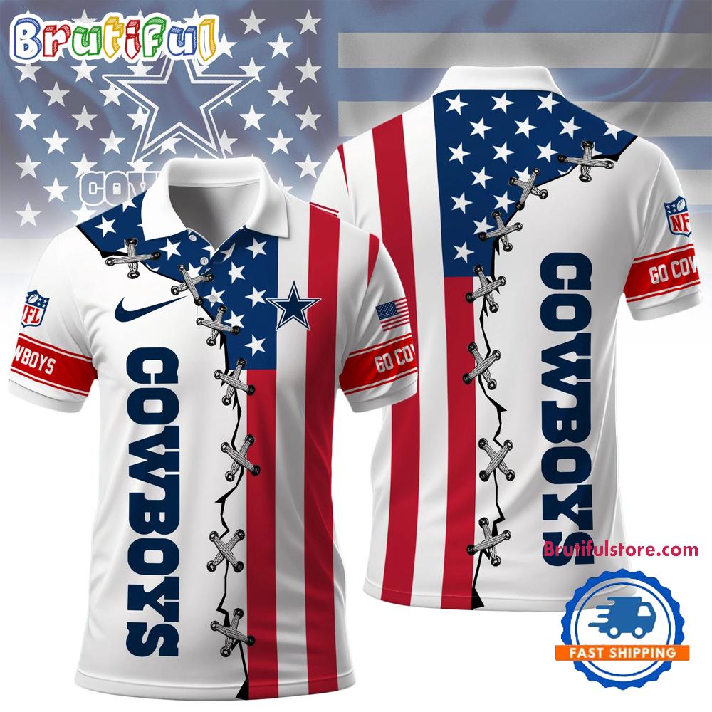 Dallas Cowboys NFL Freedom American Polo Shirt