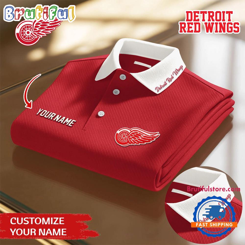 Detroit Red Wings 2026 NHL New Design Polo Shirt