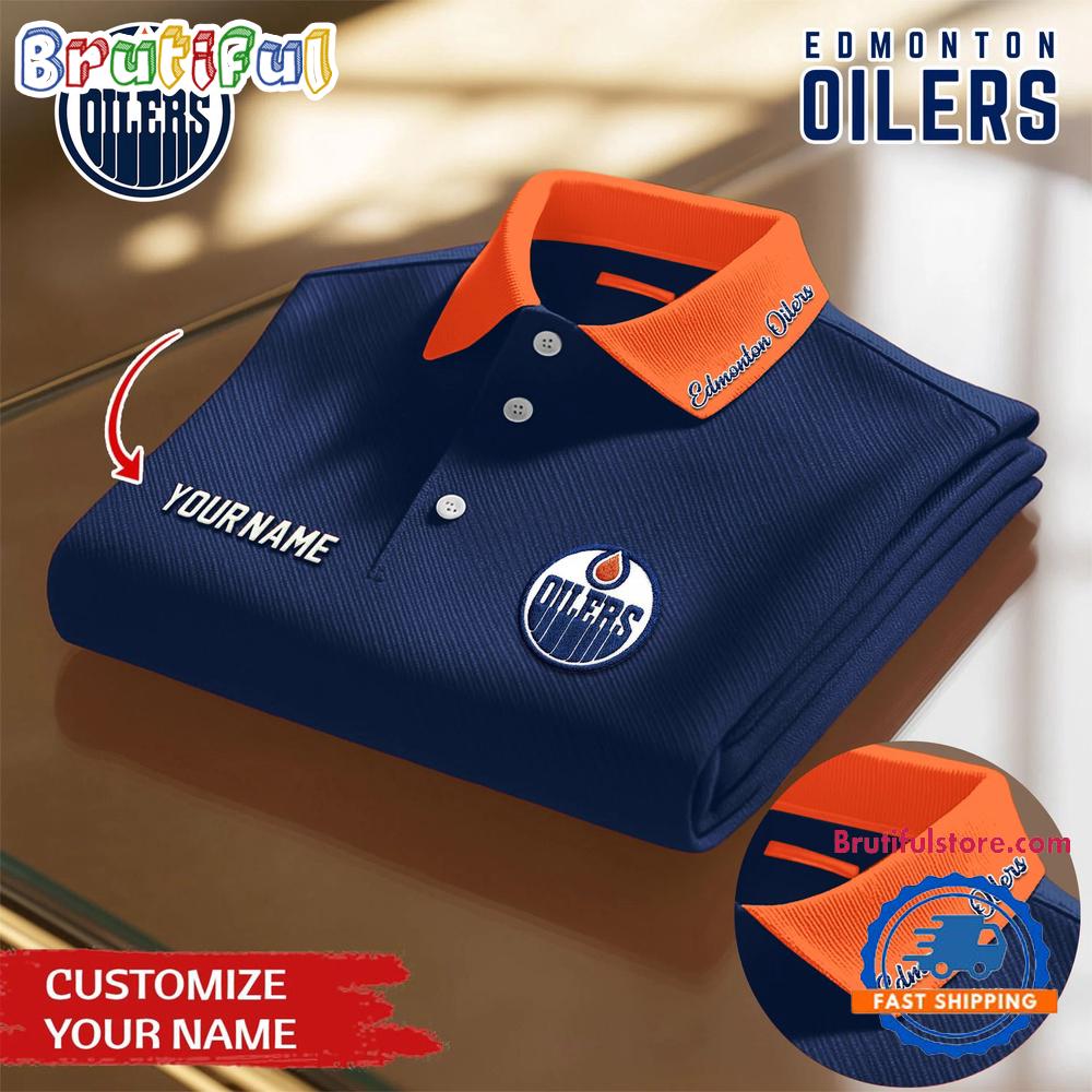 Edmonton Oilers 2026 NHL New Design Polo Shirt