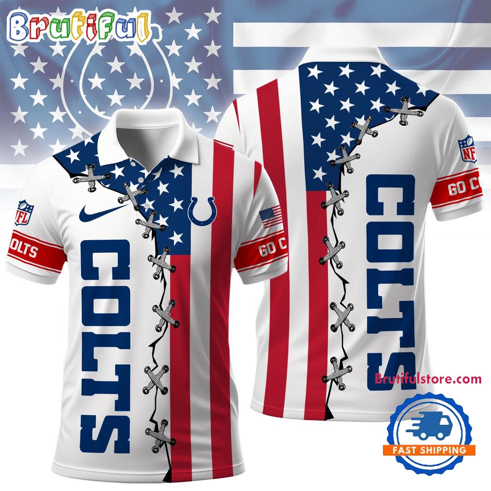 Indianapolis Colts NFL Freedom American Polo Shirt