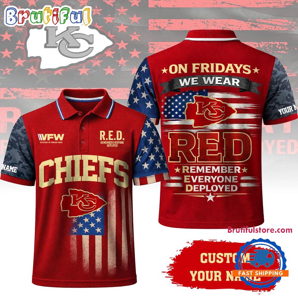 Kansas City Chiefs 2026 NFL Red Friday Limited Edition Polo Shirt