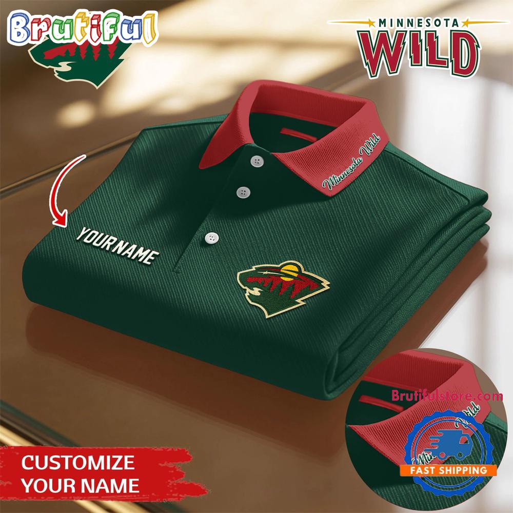 Minnesota Wild 2026 NHL New Design Polo Shirt