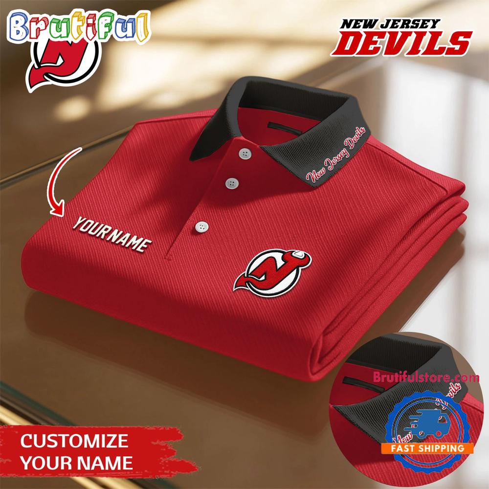 New Jersey Devils 2026 NHL New Design Polo Shirt