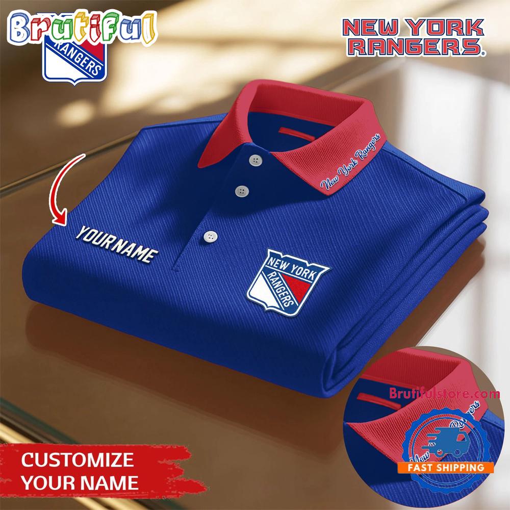 New York Rangers 2026 NHL New Design Polo Shirt