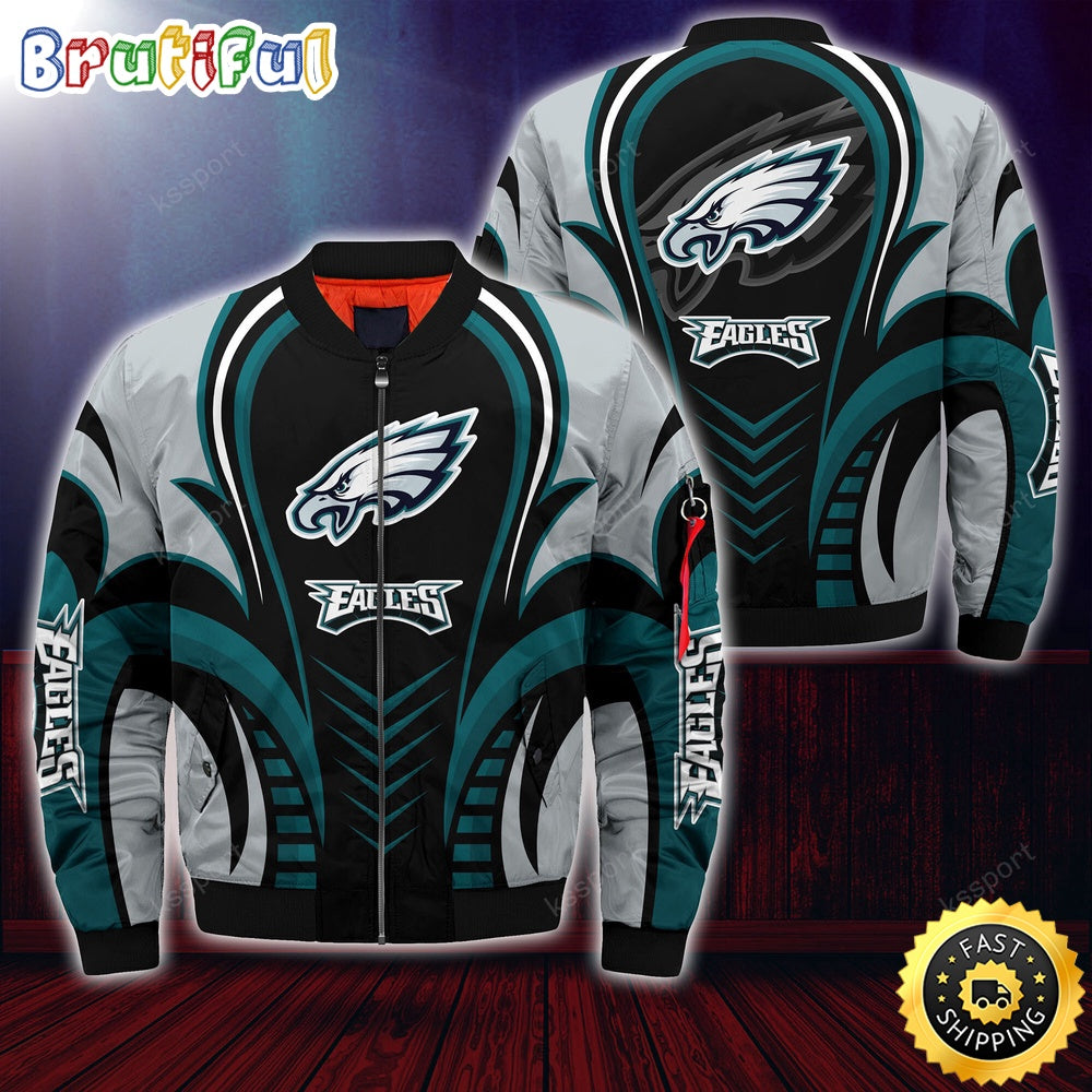 NFL Philadelphia Eagles Bomber Jacket Trendy Bomber Jackets