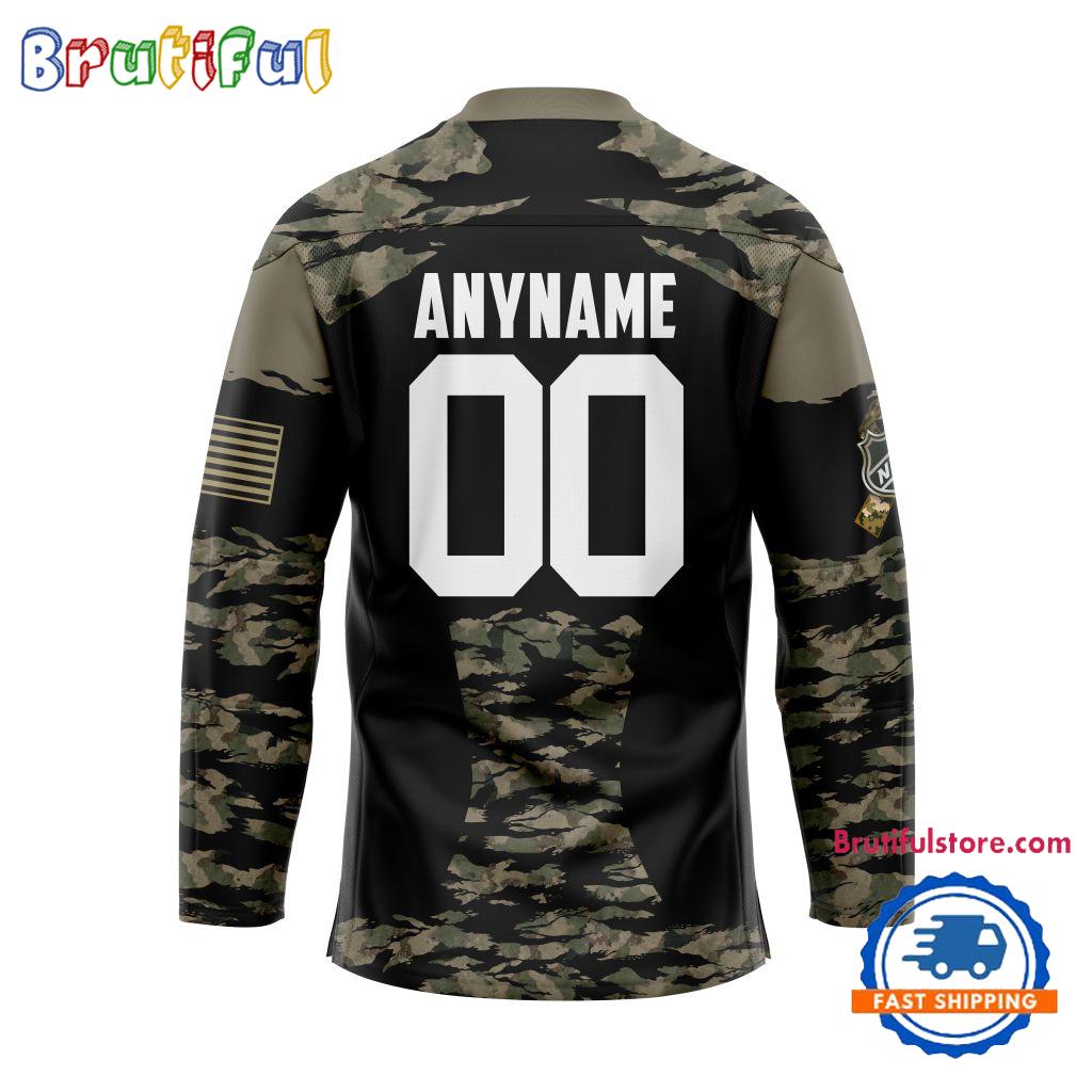 NHL Buffalo Sabres Custom Honoring Veterans Camo Hockey Jersey