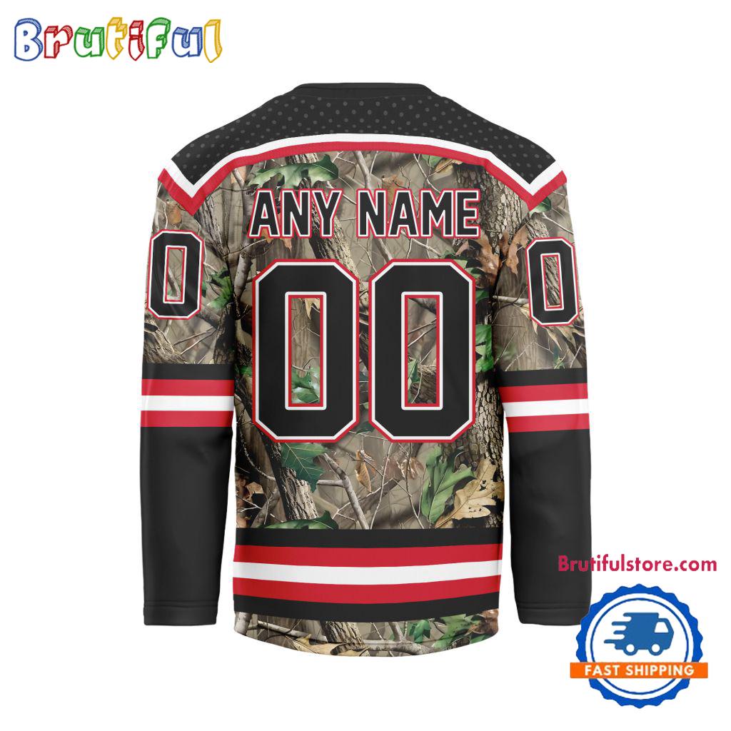 NHL Carolina Hurricanes Special Realtree Camo Hunting Hockey Jersey
