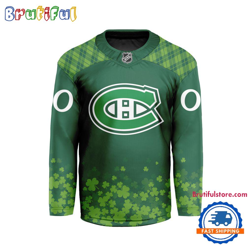NHL Montreal Canadiens St.Patrick's Day New Design Hockey Jersey, NHL Patricks Day Jersey