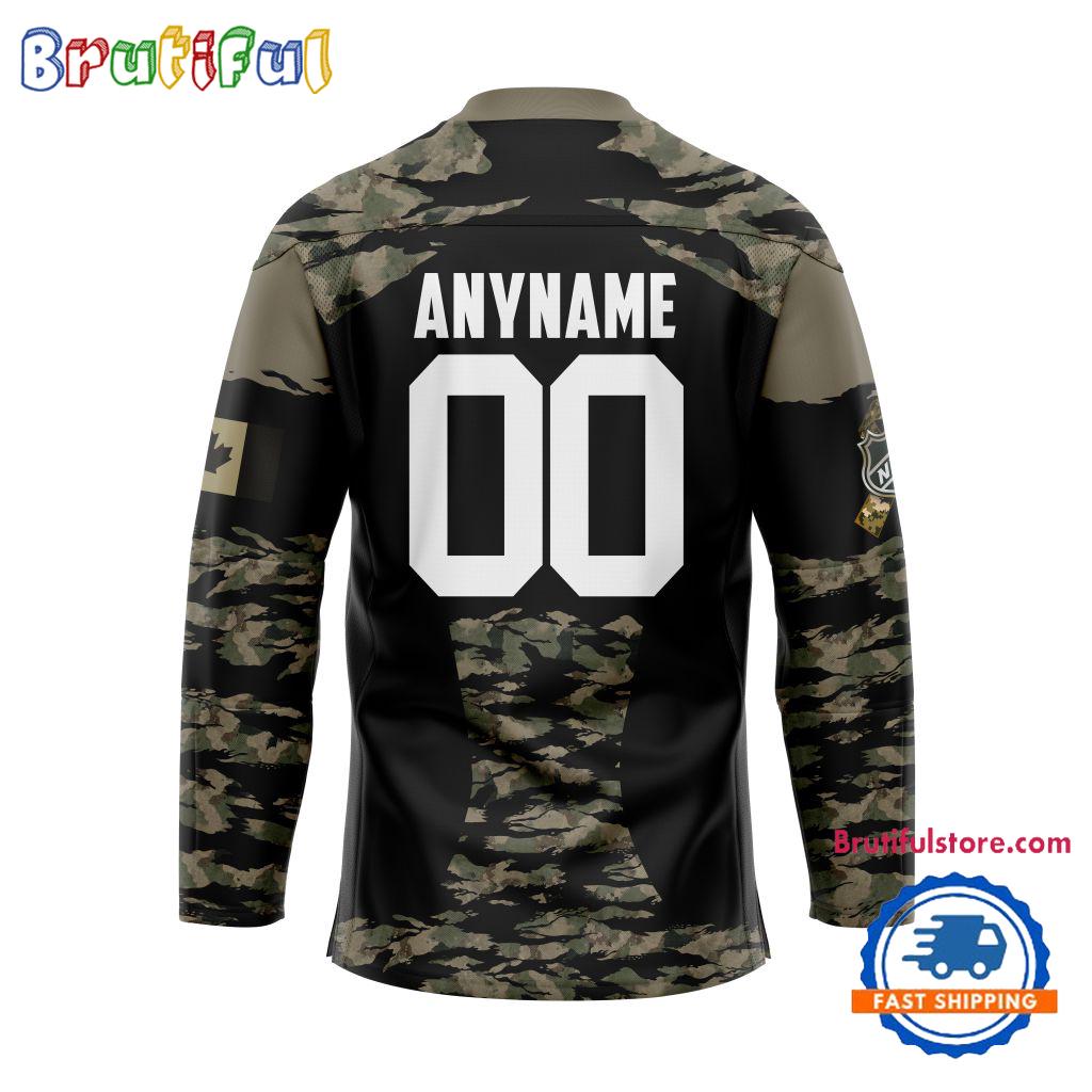 NHL Winnipeg Jets Custom Honoring Veterans Camo Hockey Jersey