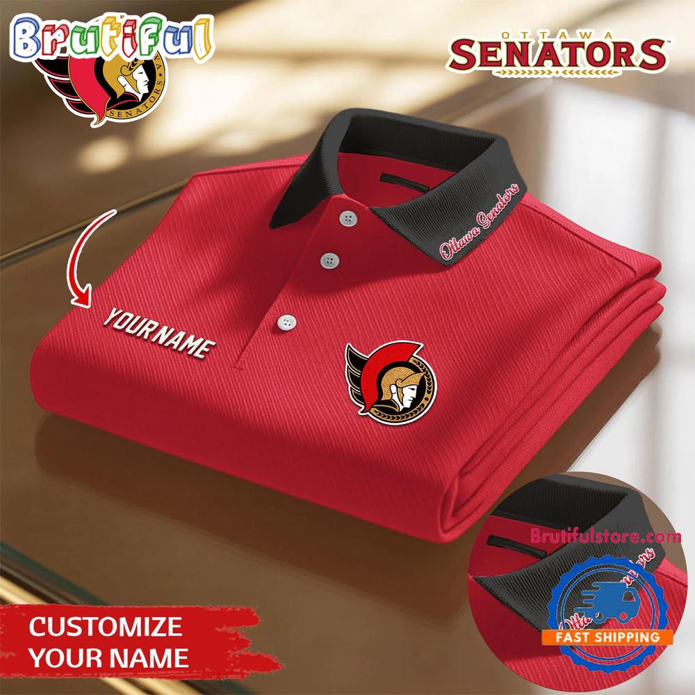 Ottawa Senators 2026 NHL New Design Polo Shirt