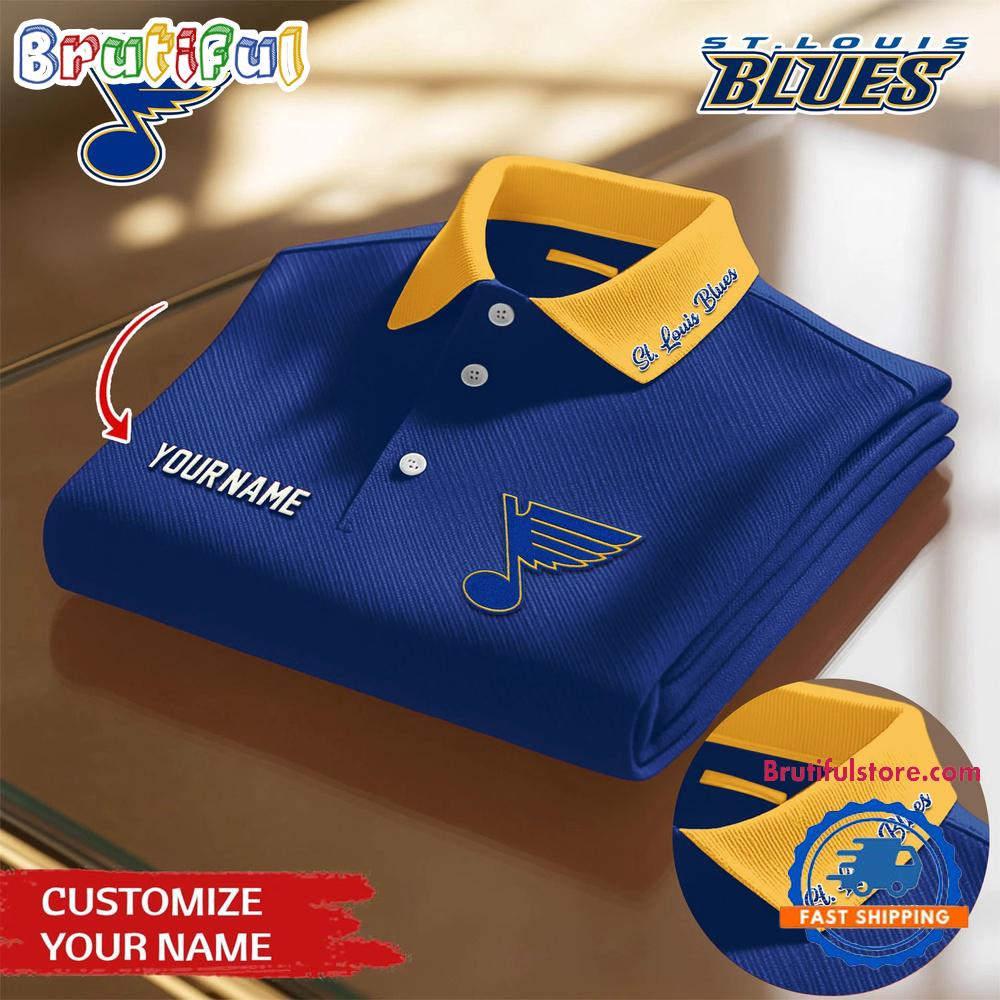 St. Louis Blues 2026 NHL New Design Polo Shirt