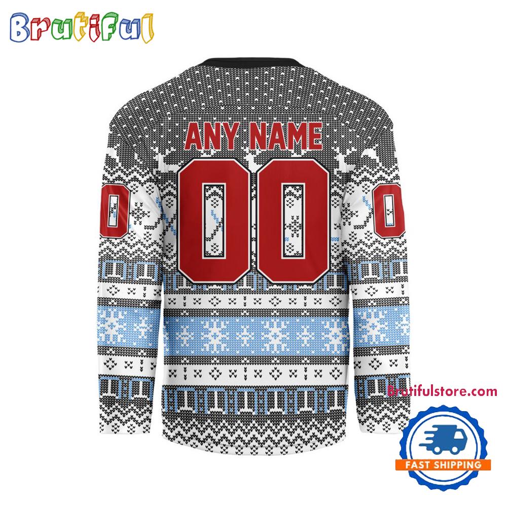 Utah Mammoth 2025 NHL Christmas Personalized Hockey Jersey Design