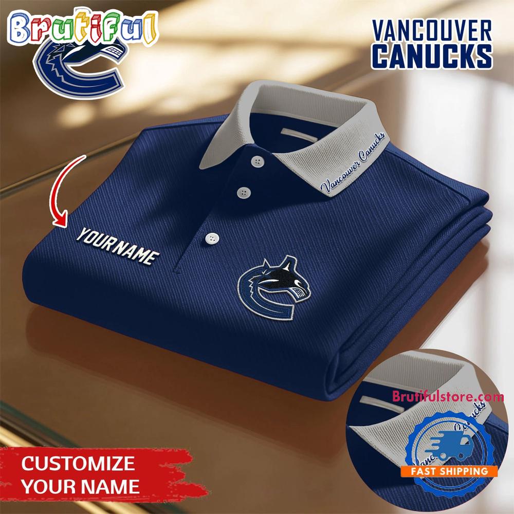Vancouver Canucks 2026 NHL New Design Polo Shirt