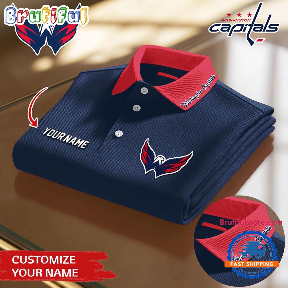 Washington Capitals 2026 NHL New Design Polo Shirt